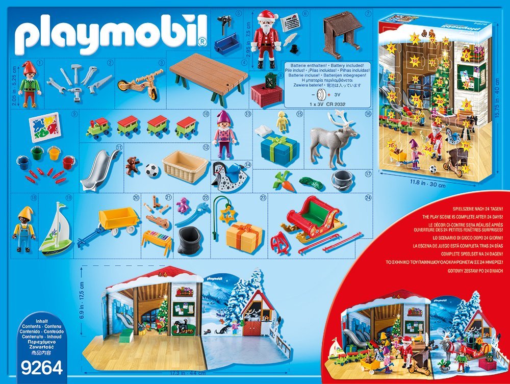 Playmobil 9264 Adventskalender 2017 Inhalt