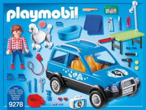 Playmobil 9278 Mobiler Hundesalon Inhalt